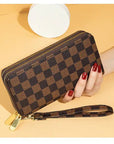 Check & Checkers Wallet - Yayas Luxe Handbags -