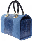 Lizzy Leather Boston Bag - Yaya's Luxe Handbags - Handbags