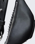 Moto Rivets Fanny Crossbody Bag - Yaya's Luxe Handbags -