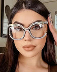 Rhinestone Designer Frames - Yaya's Luxe Handbags - Glasses