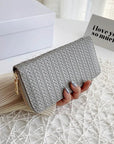 Weaved Designer Wallet - Yayas Luxe Handbags -
